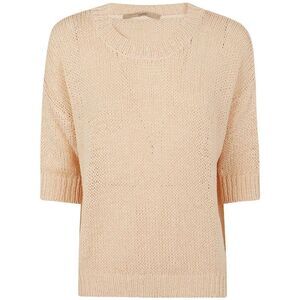 NUUR Women's Crew Neck Knit Top Women NUDE & NEUTRALS Sweaters & Knitwear